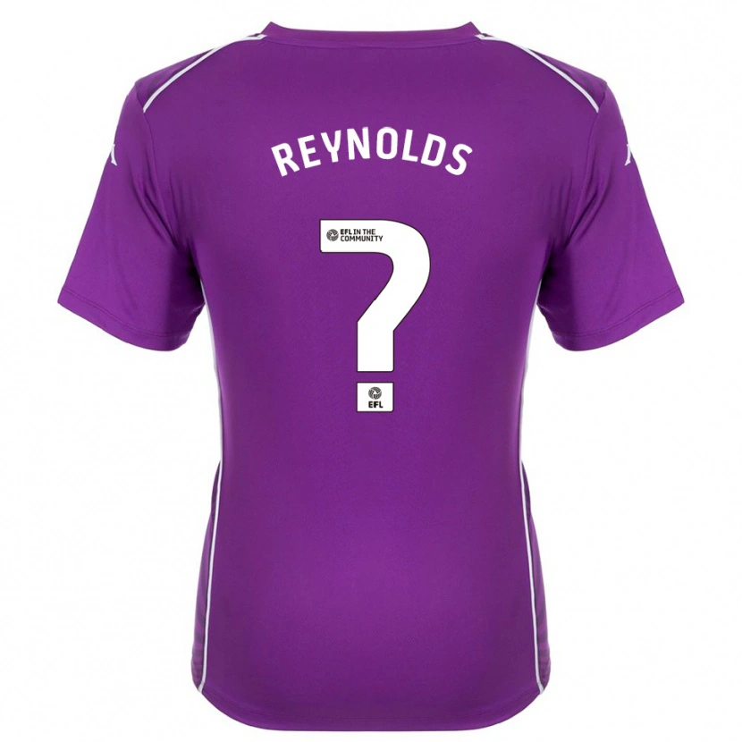 Danxen Criança Kerr Reynolds #0 Branco Roxo Camisola Guarda-Redes 2025/26 Camisa Brasil