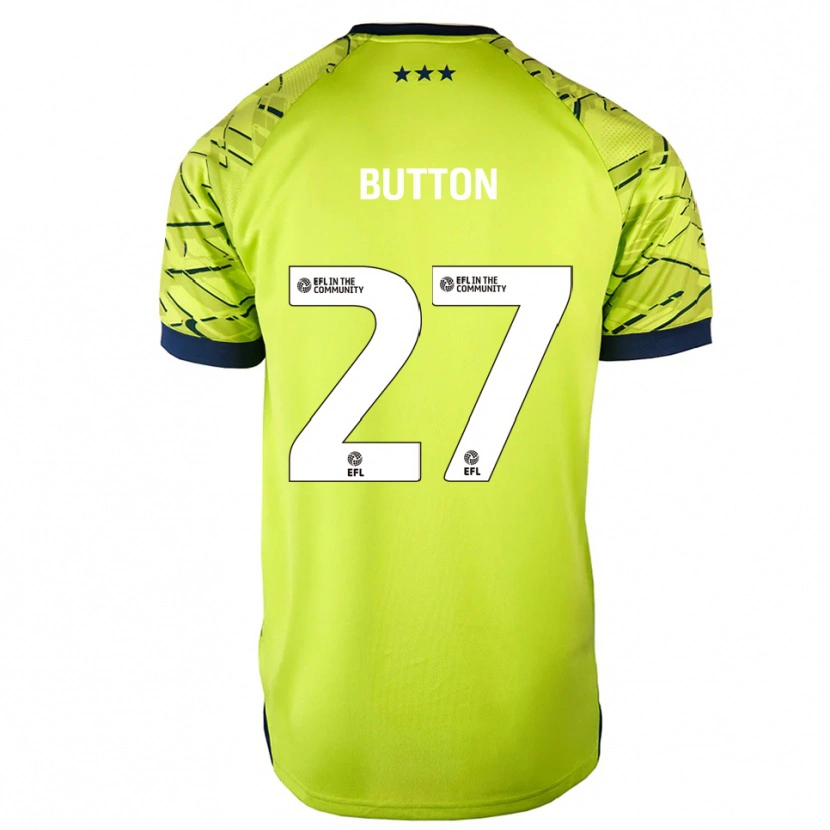 Danxen Criança David Button #27 Verde Amarelo Camisola Guarda-Redes 2025/26 Camisa Brasil