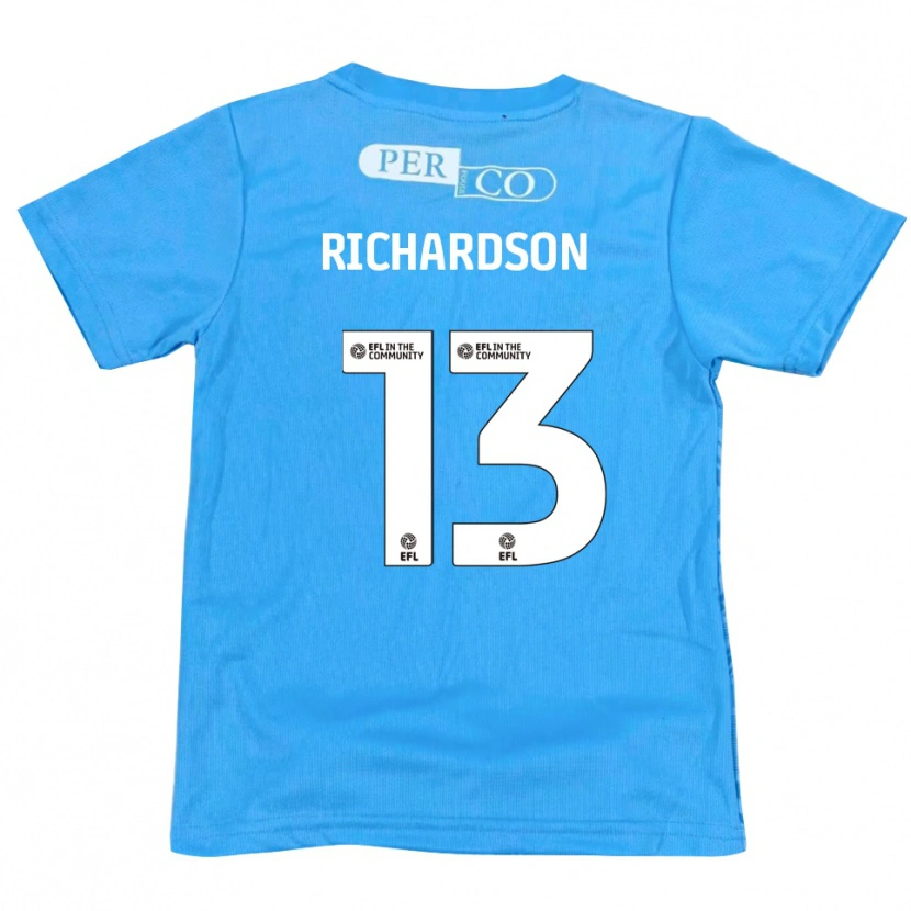 Danxen Criança Joseph Richardson #13 Azul Branco Camisola Guarda-Redes 2025/26 Camisa Brasil