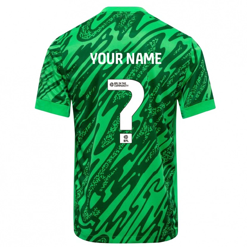 Danxen Criança Portsmouth FC Verde Floresta Camisola Guarda-Redes 2025/26 Camisa Brasil