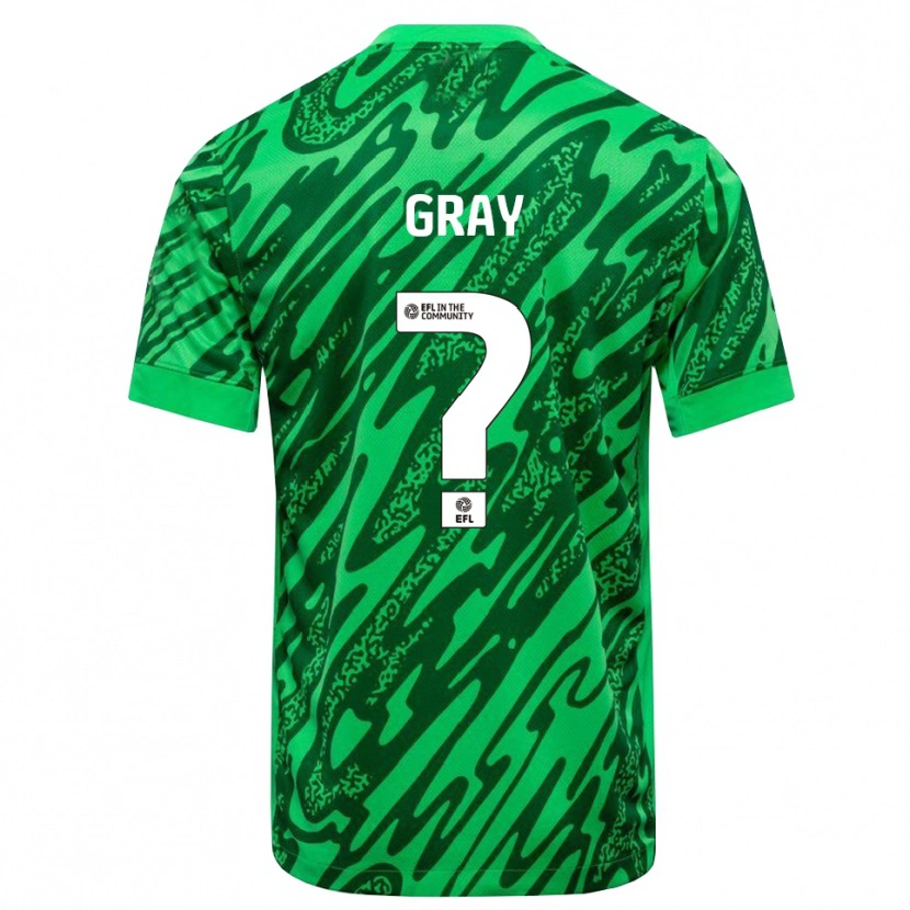 Danxen Criança Jessica Gray #0 Verde Floresta Camisola Guarda-Redes 2025/26 Camisa Brasil