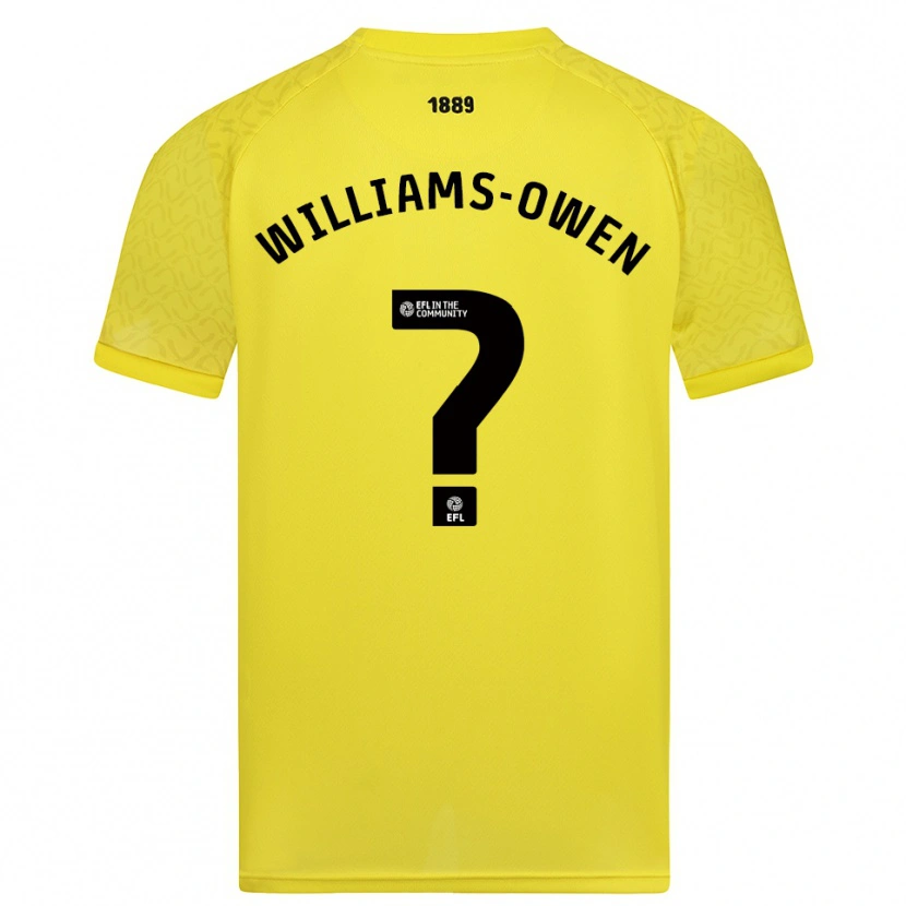 Danxen Criança Brooke Williams-Owen #0 Amarelo Preto Camisola Guarda-Redes 2025/26 Camisa Brasil