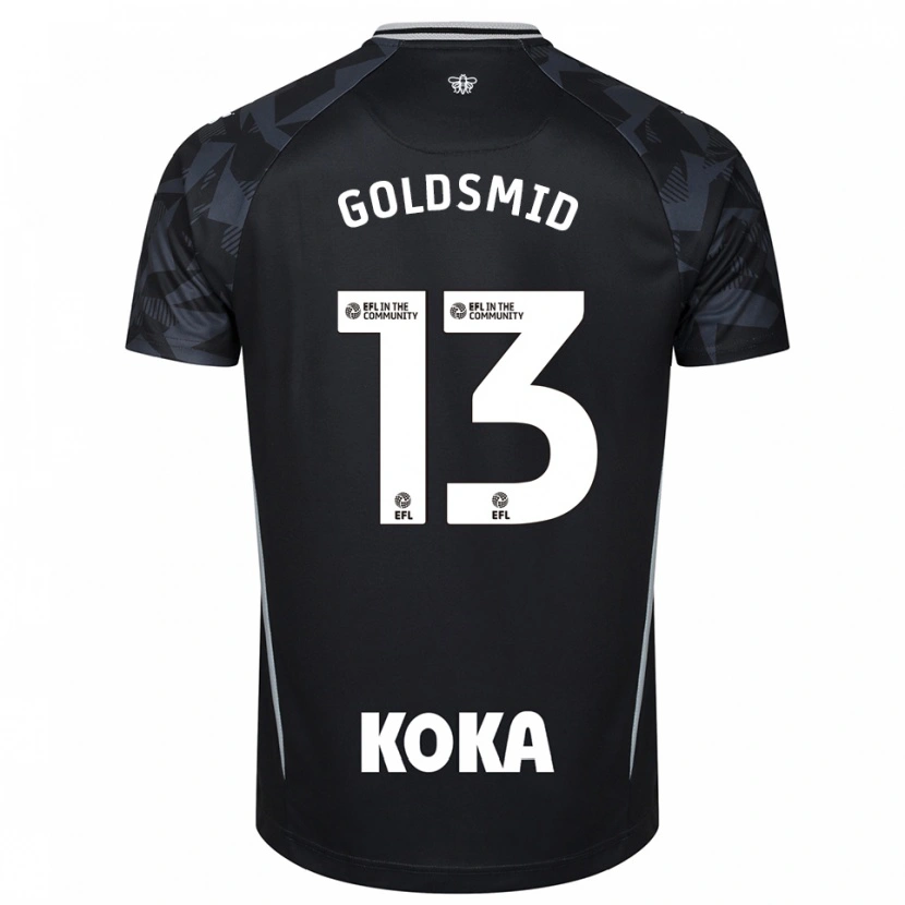 Danxen Criança Jacqui Goldsmid #13 Azul Preto Camisola Guarda-Redes 2025/26 Camisa Brasil