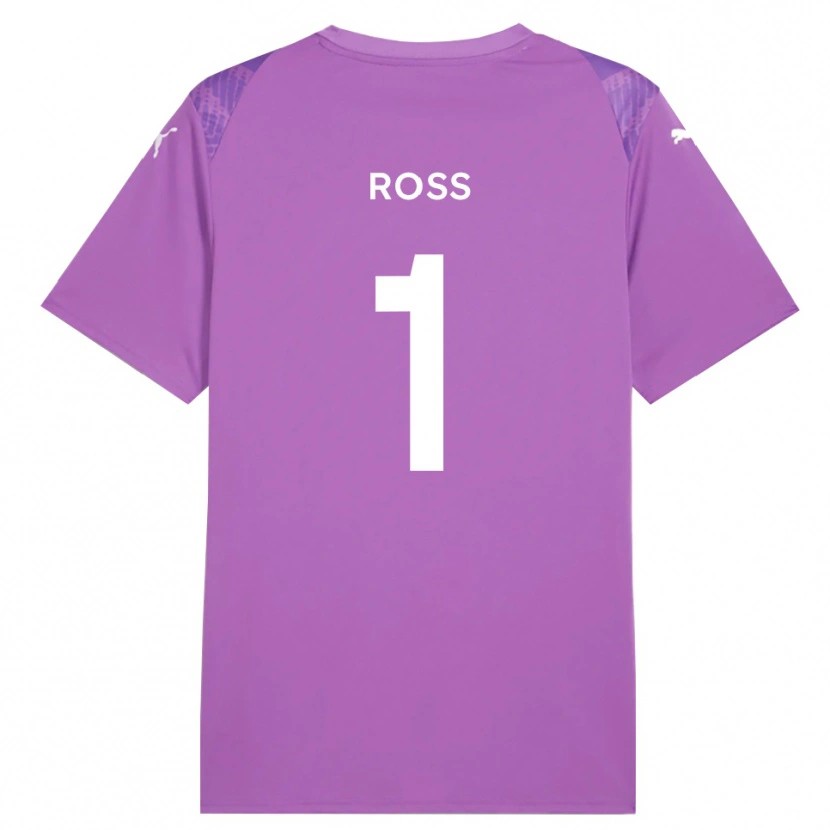 Danxen Criança Ethan Ross #1 Orquídea Médio Camisola Guarda-Redes 2025/26 Camisa Brasil