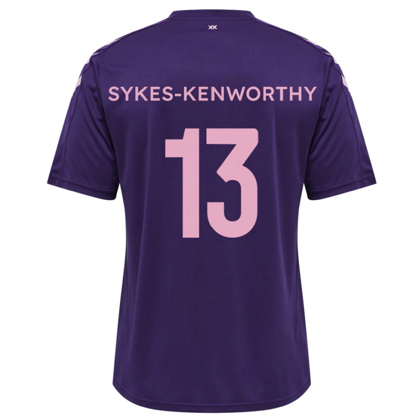 Danxen Criança George Sykes-Kenworthy #13 Rosa Roxo Camisola Guarda-Redes 2025/26 Camisa Brasil