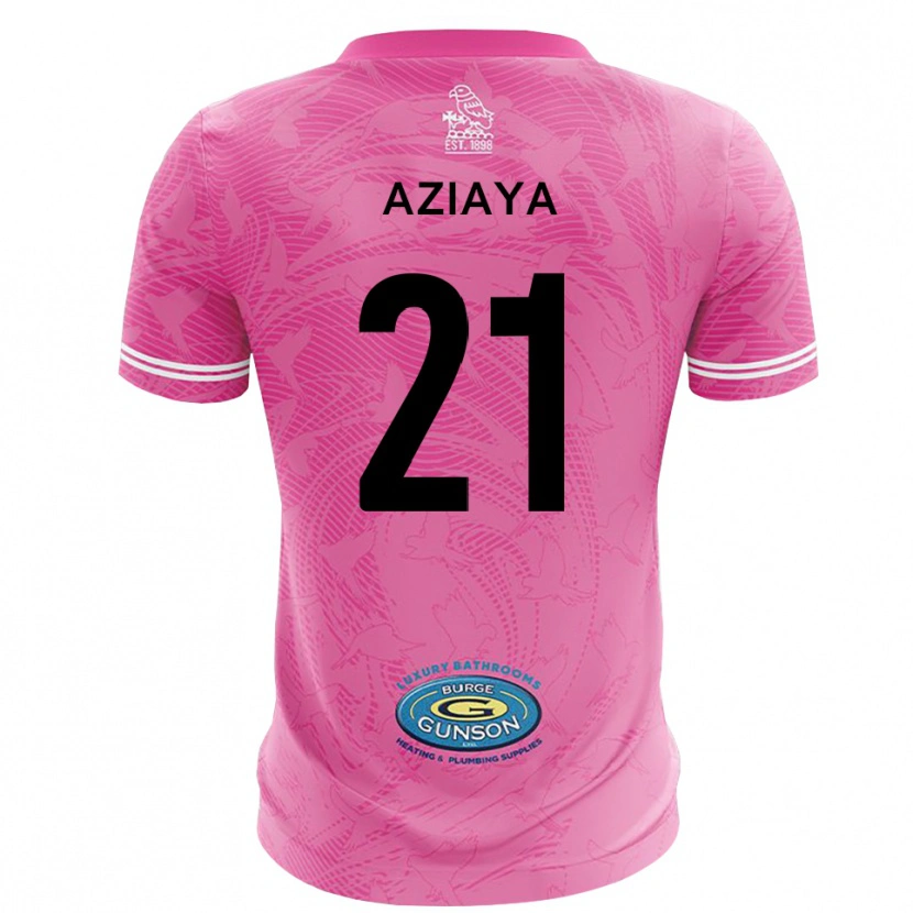 Danxen Criança David Aziaya #21 Branco Rosa Camisola Guarda-Redes 2025/26 Camisa Brasil