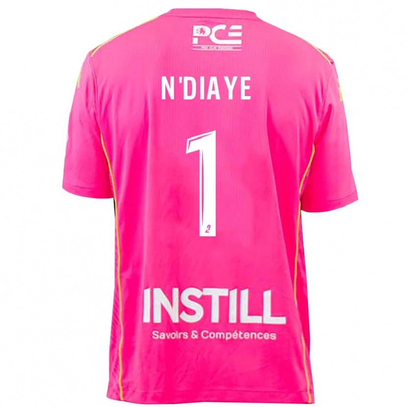 Danxen Criança Massamba N'Diaye #1 Magenta Camisola Guarda-Redes 2025/26 Camisa Brasil