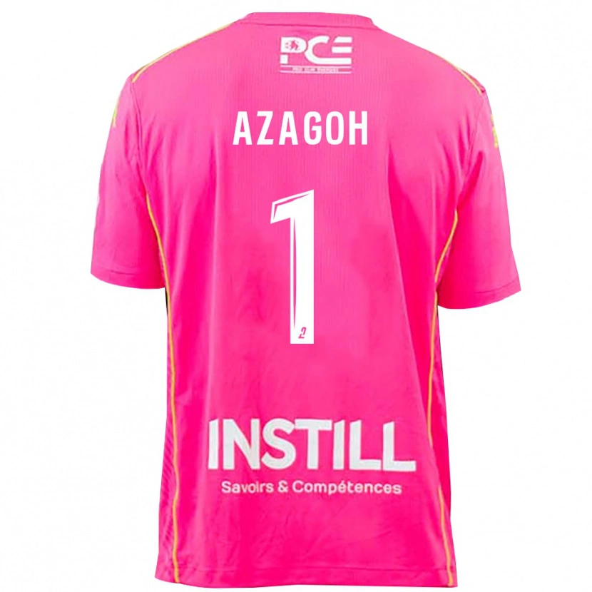 Danxen Criança Yanis Azagoh #1 Magenta Camisola Guarda-Redes 2025/26 Camisa Brasil