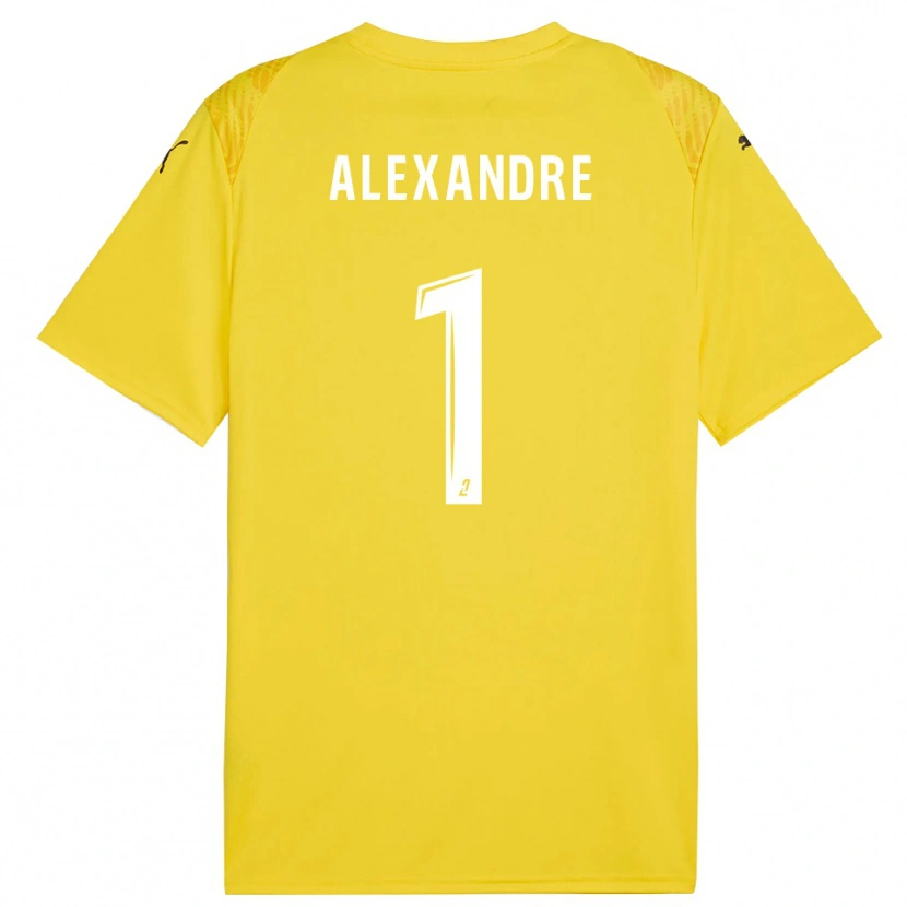 Danxen Criança Lou Alexandre #1 Branco Amarelo Camisola Guarda-Redes 2025/26 Camisa Brasil
