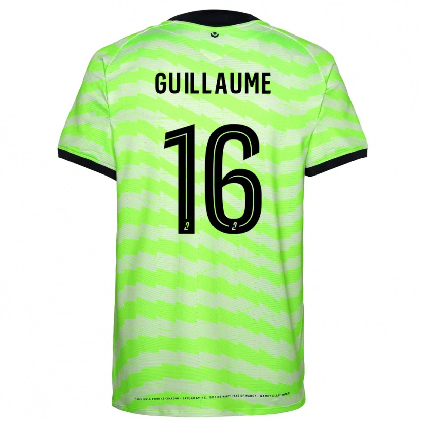 Danxen Criança Théo Guillaume #16 Verde Neon Camisola Guarda-Redes 2025/26 Camisa Brasil