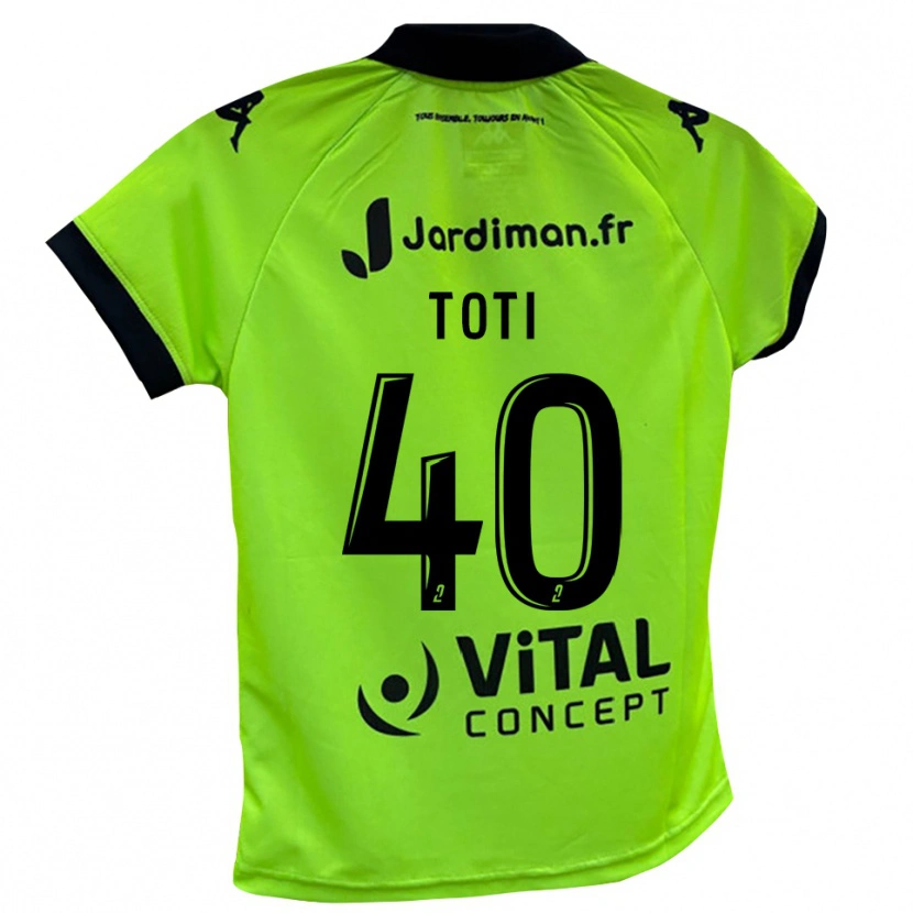 Danxen Criança Manon Toti #40 Verde Neon Camisola Guarda-Redes 2025/26 Camisa Brasil