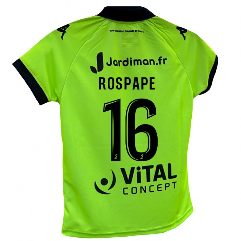 Danxen Criança Milo Rospape #16 Verde Neon Camisola Guarda-Redes 2025/26 Camisa Brasil