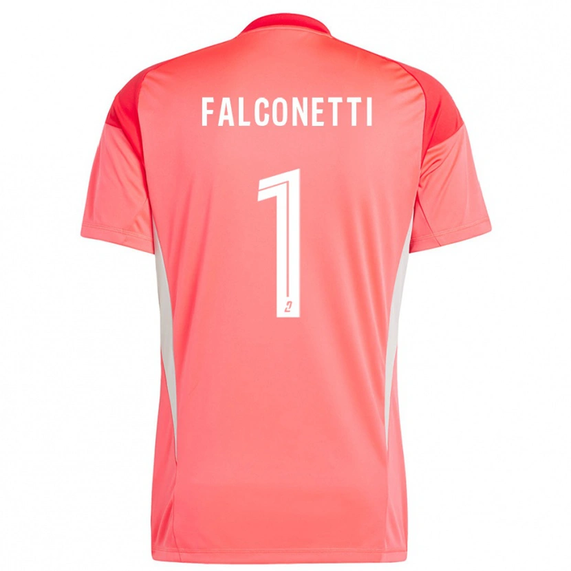 Danxen Criança Thomas Falconetti #1 Branco Vermelho Laranja Camisola Guarda-Redes 2025/26 Camisa Brasil