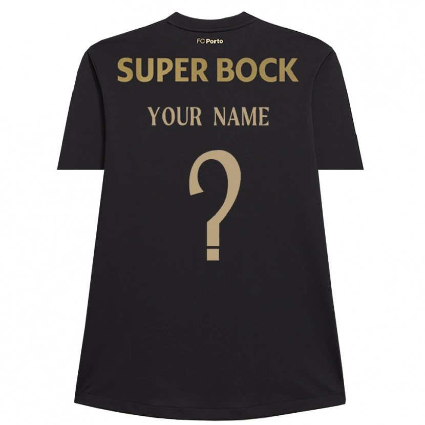 Danxen Criança FC Porto Preto Marrom Camisola Guarda-Redes 2025/26 Camisa Brasil