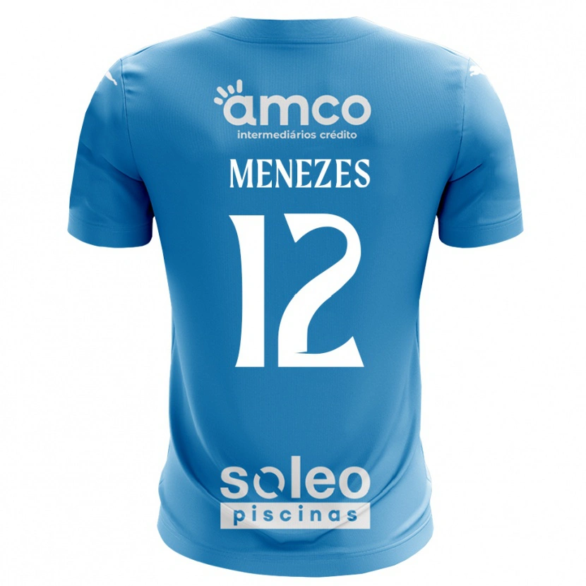 Danxen Criança Gabriel Menezes #12 Azul Branco Camisola Guarda-Redes 2025/26 Camisa Brasil