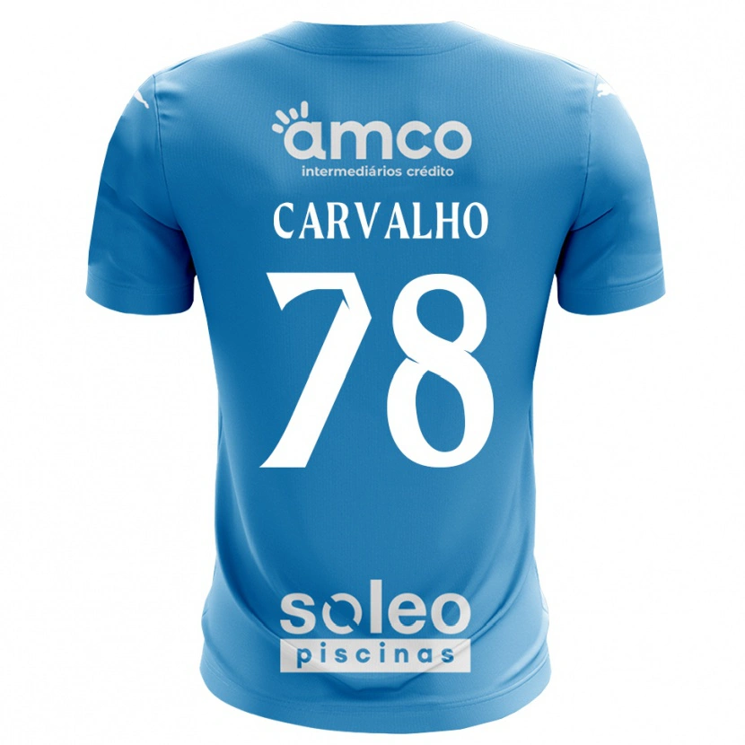 Danxen Criança João Carvalho #78 Azul Branco Camisola Guarda-Redes 2025/26 Camisa Brasil