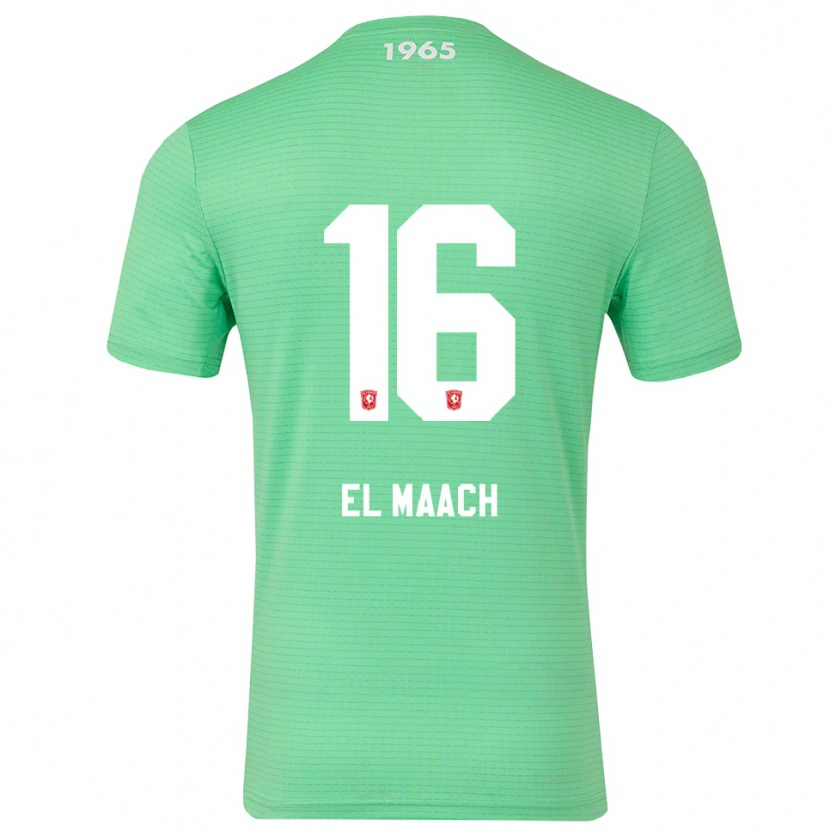 Danxen Criança Issam El Maach #16 Verde Claro Branco Camisola Guarda-Redes 2025/26 Camisa Brasil
