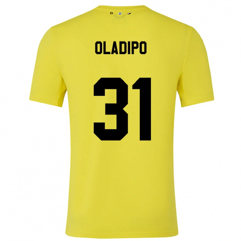 Danxen Criança Laolu Oladipo #31 Amarelo Preto Camisola Guarda-Redes 2025/26 Camisa Brasil