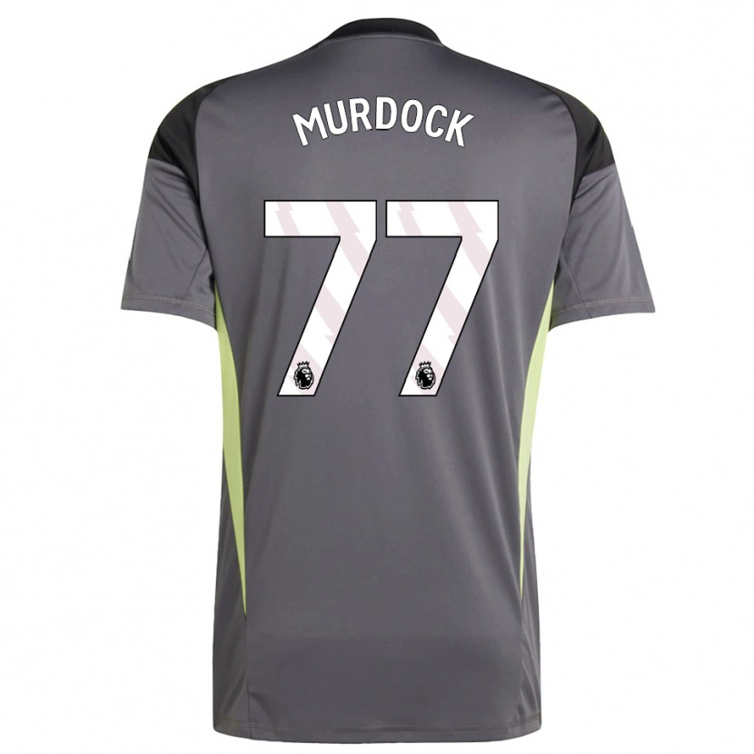 Danxen Criança Will Murdock #77 Cinza Escuro Branco Camisola Guarda-Redes 2025/26 Camisa Brasil