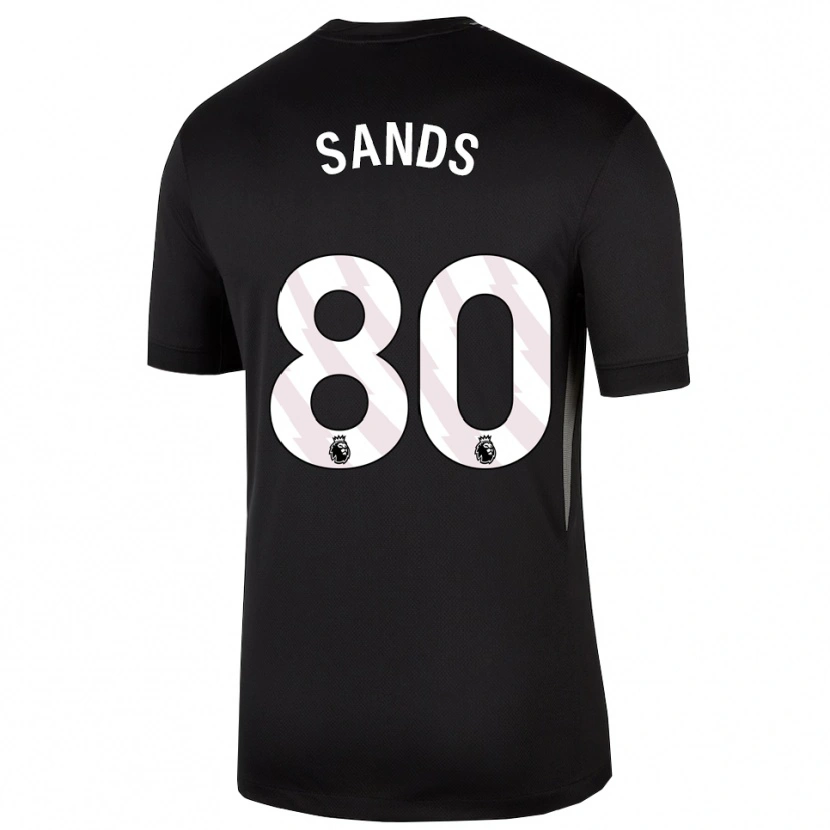 Danxen Criança Hudson Sands #80 Preto Branco Camisola Guarda-Redes 2025/26 Camisa Brasil
