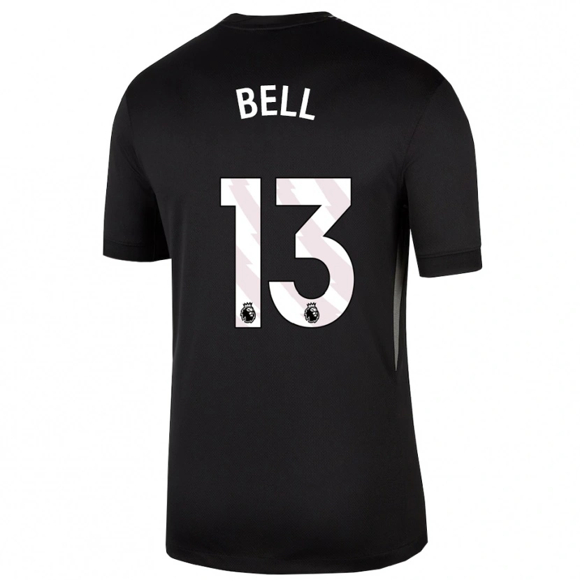 Danxen Criança Toby Bell #13 Preto Branco Camisola Guarda-Redes 2025/26 Camisa Brasil