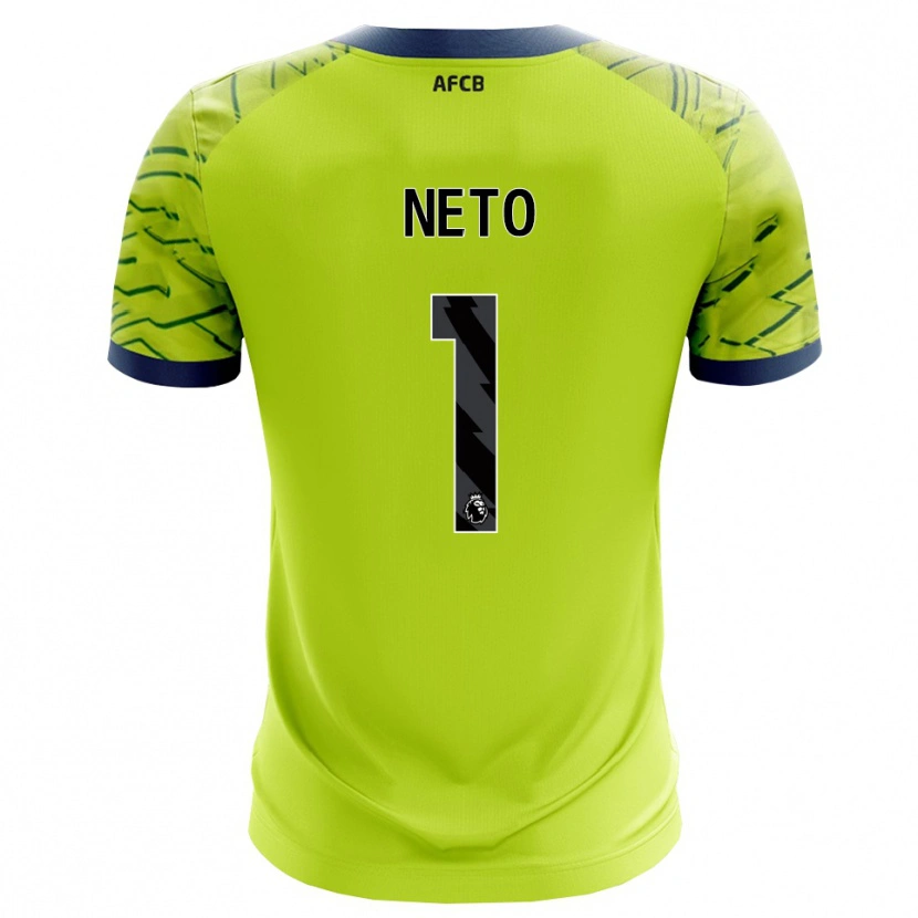 Danxen Criança Neto #1 Verde Amarelo Camisola Guarda-Redes 2025/26 Camisa Brasil