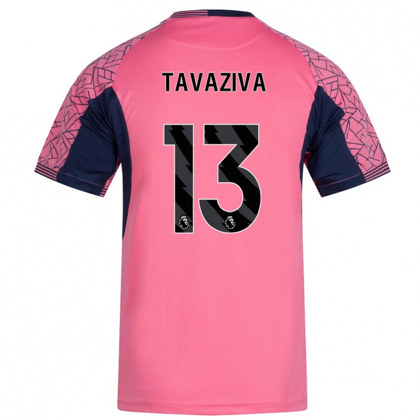 Danxen Criança Marley Tavaziva #13 Rosa Preto Camisola Guarda-Redes 2025/26 Camisa Brasil
