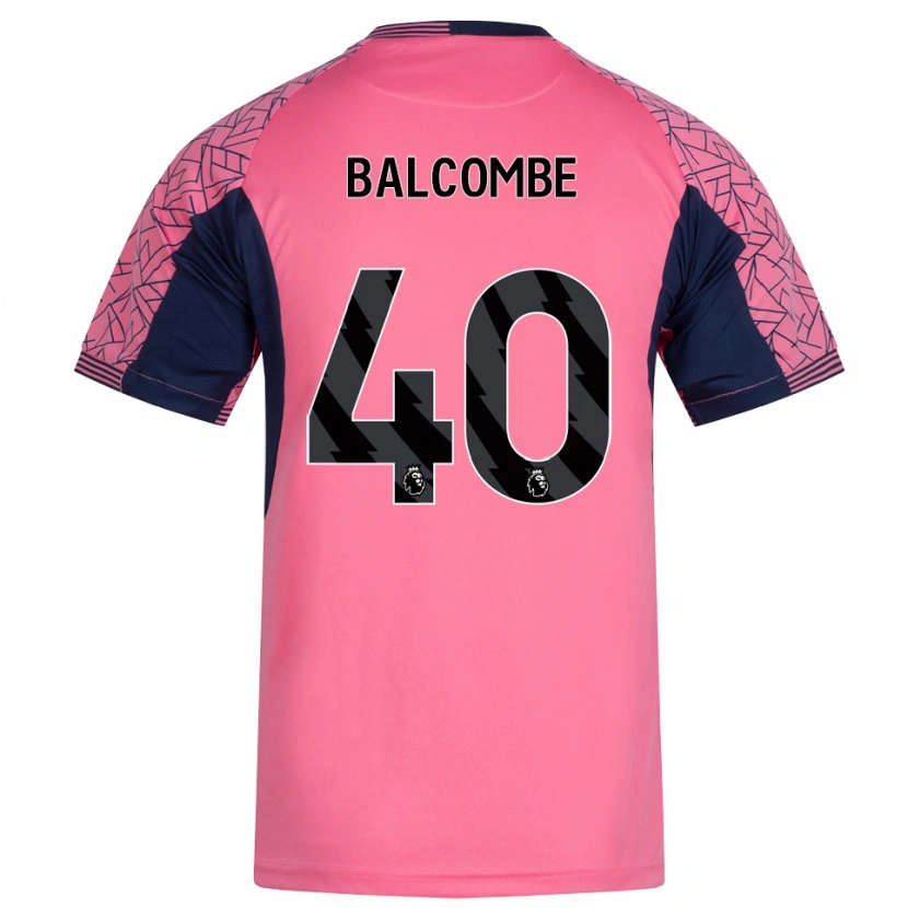 Danxen Criança Ellery Balcombe #40 Rosa Preto Camisola Guarda-Redes 2025/26 Camisa Brasil