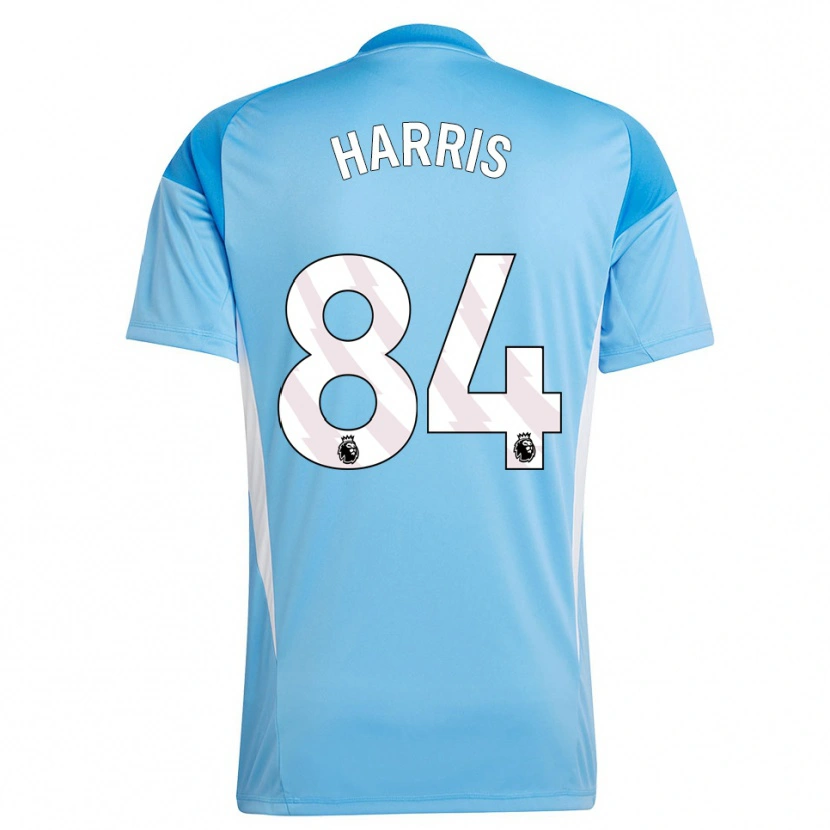 Danxen Criança Aidan Harris #84 Azul Branco Camisola Guarda-Redes 2025/26 Camisa Brasil