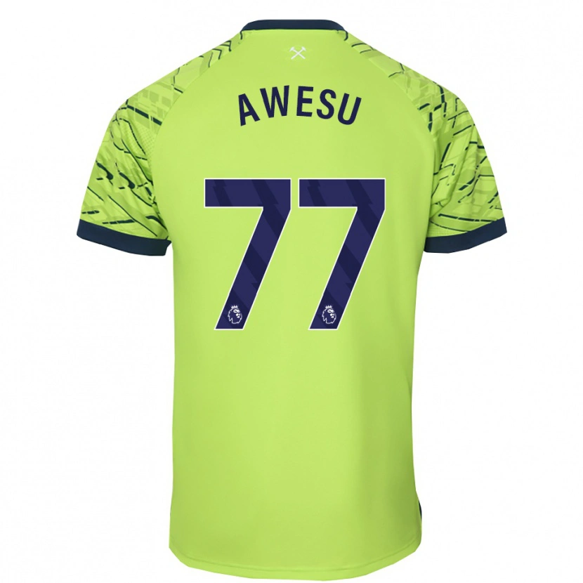 Danxen Criança Lanre Awesu #77 Verde Fluorescente Camisola Guarda-Redes 2025/26 Camisa Brasil