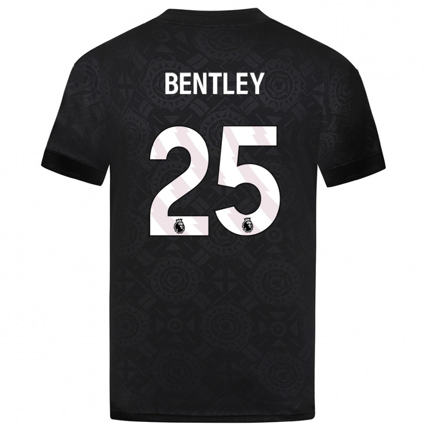 Danxen Criança Daniel Bentley #25 Preto Branco Camisola Guarda-Redes 2025/26 Camisa Brasil