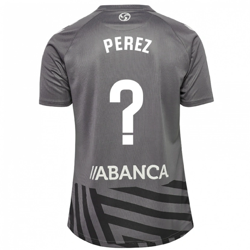 Danxen Criança Iván Pérez #0 Cinza Escuro Preto Camisola Guarda-Redes 2025/26 Camisa Brasil