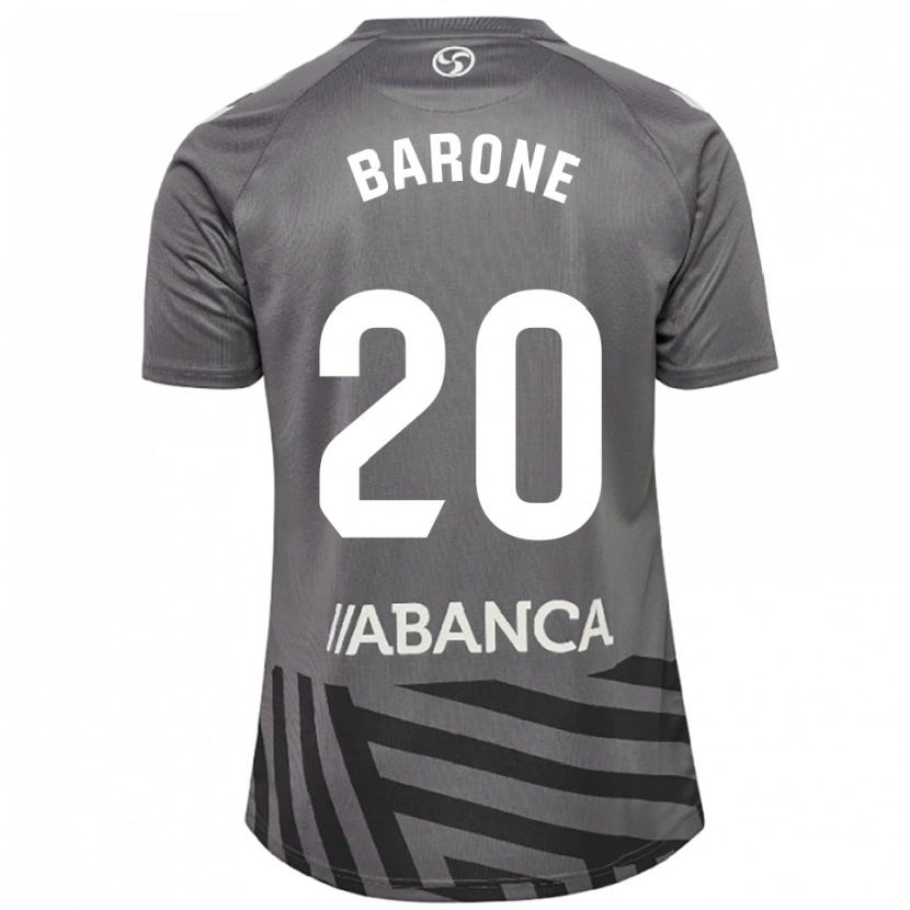 Danxen Criança Caio Barone #20 Cinza Escuro Preto Camisola Guarda-Redes 2025/26 Camisa Brasil