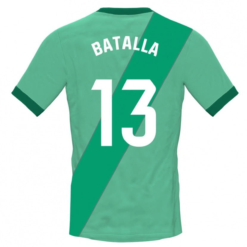Danxen Criança Augusto Batalla #13 Verde Preto Camisola Guarda-Redes 2025/26 Camisa Brasil