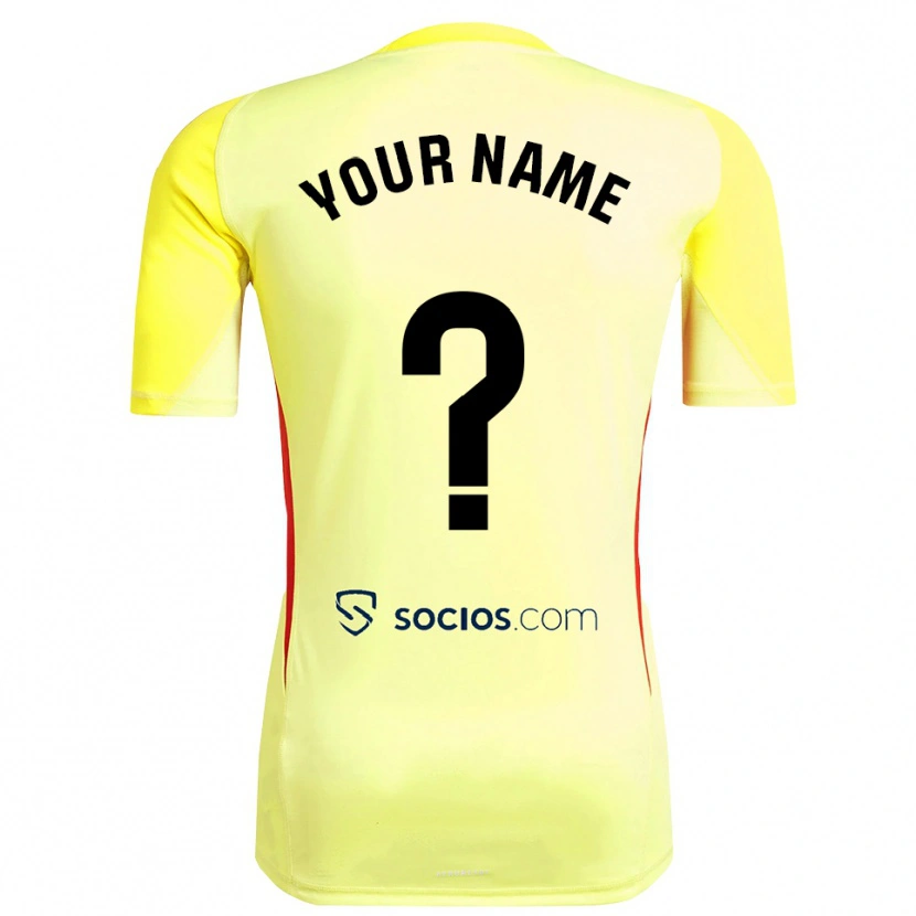 Danxen Criança Sevilla FC Amarelo Vermelho Preto Camisola Guarda-Redes 2025/26 Camisa Brasil