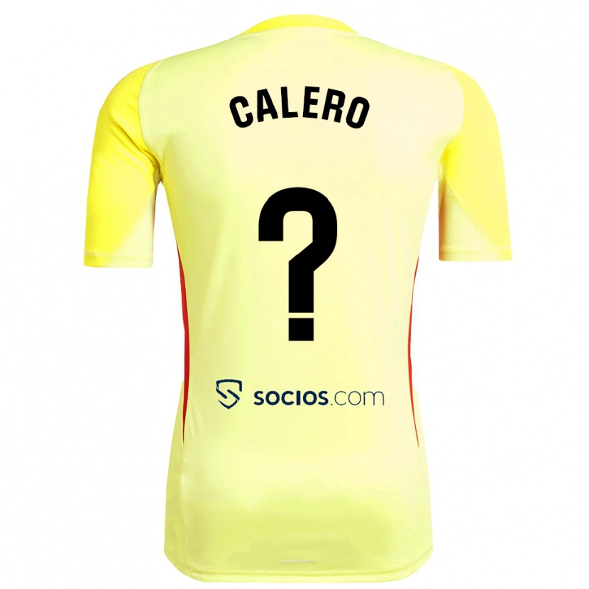 Danxen Criança Josema Calero #0 Amarelo Vermelho Preto Camisola Guarda-Redes 2025/26 Camisa Brasil