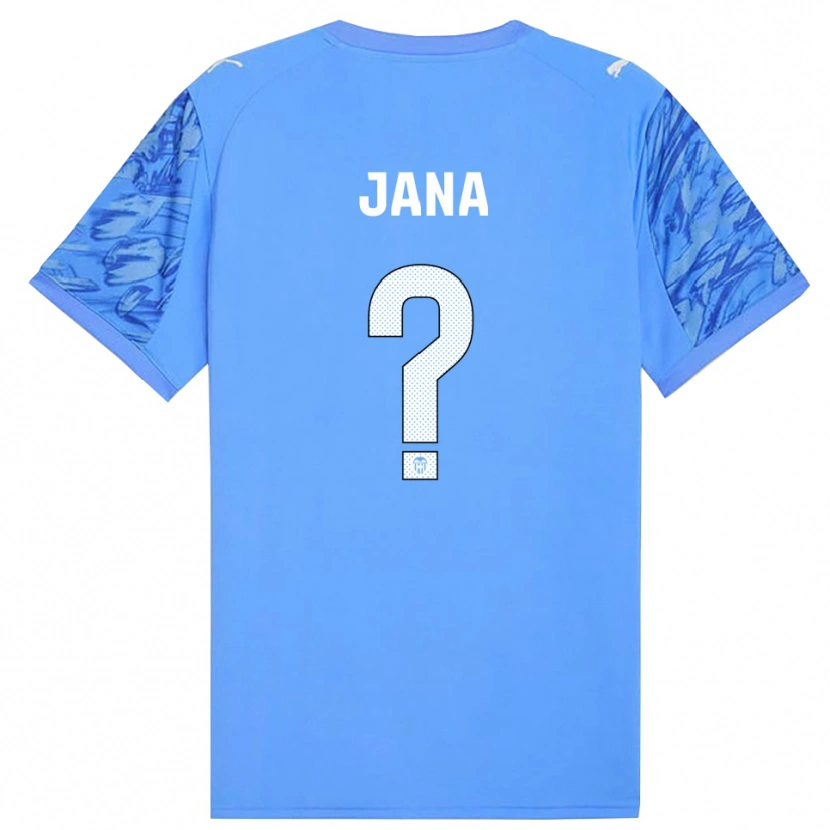 Danxen Criança Jana Xin Henseler Gallego #0 Azul Branco Camisola Guarda-Redes 2025/26 Camisa Brasil