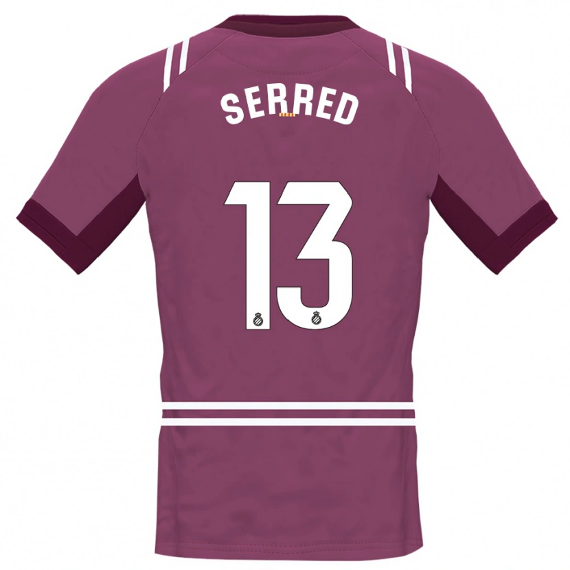 Danxen Criança Llorenç Serred #13 Bordô Branco Camisola Guarda-Redes 2025/26 Camisa Brasil