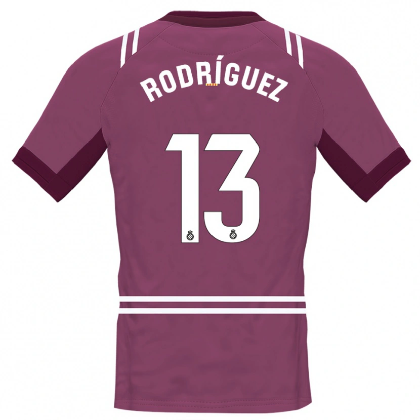 Danxen Criança Joel Rodríguez #13 Bordô Branco Camisola Guarda-Redes 2025/26 Camisa Brasil