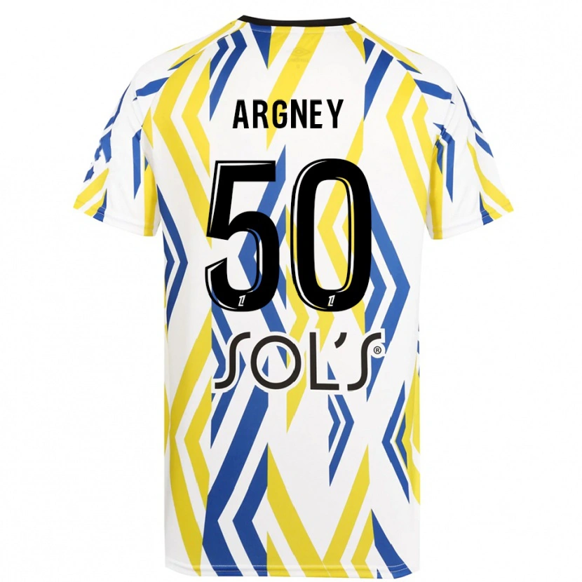 Danxen Criança Paul Argney #50 Branco Vermelho Azul Camisola Guarda-Redes 2025/26 Camisa Brasil