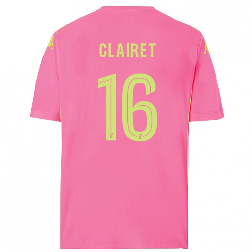 Danxen Criança Duncan Clairet #16 Rosa Choque Camisola Guarda-Redes 2025/26 Camisa Brasil