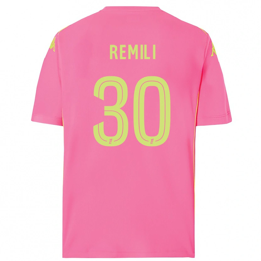 Danxen Criança Célia Remili #30 Rosa Choque Camisola Guarda-Redes 2025/26 Camisa Brasil
