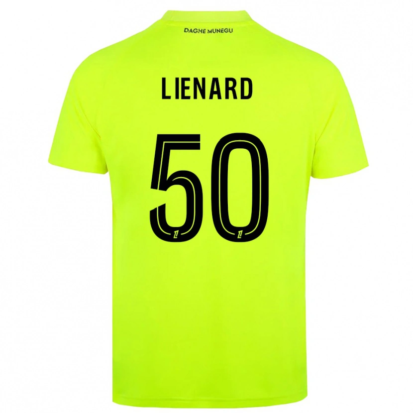 Danxen Criança Yann Lienard #50 Verde Fluorescente Preto Camisola Guarda-Redes 2025/26 Camisa Brasil
