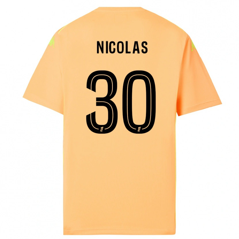 Danxen Criança Lina-Lou Nicolas #30 Laranja Escuro Preto Camisola Guarda-Redes 2025/26 Camisa Brasil