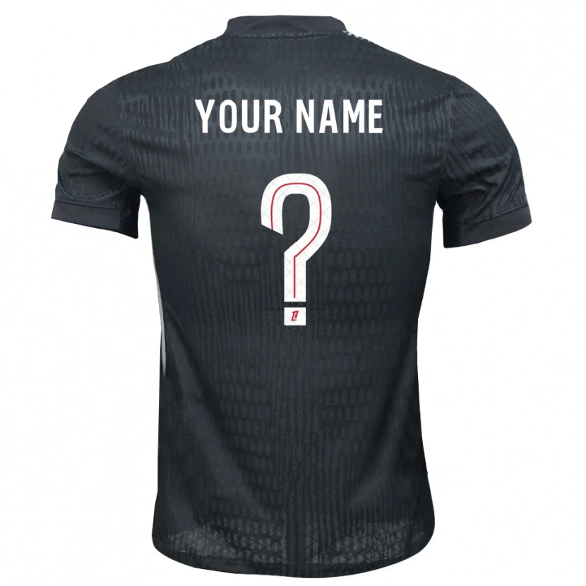 Danxen Criança Paris Saint-Germain Cinza Escuro Preto Camisola Guarda-Redes 2025/26 Camisa Brasil