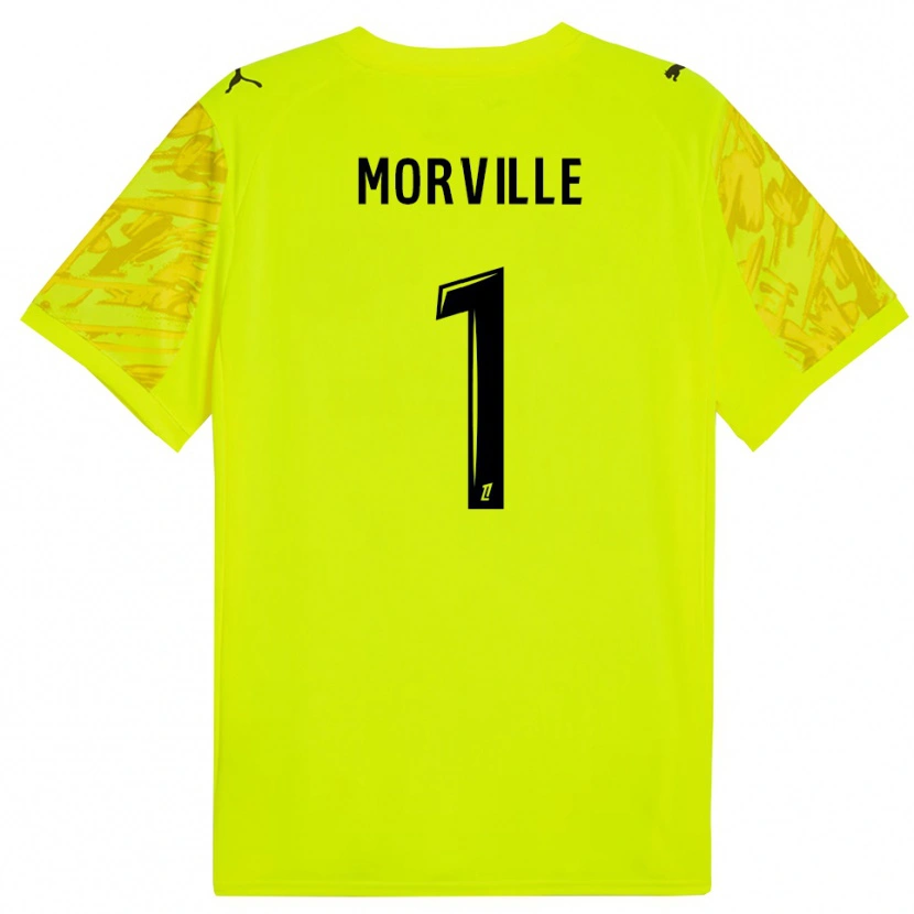 Danxen Criança Matisse Morville #1 Verde Fluorescente Amarelo Camisola Guarda-Redes 2025/26 Camisa Brasil