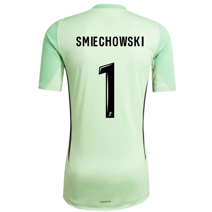 Danxen Criança Artur Smiechowski #1 Verde Claro Preto Camisola Guarda-Redes 2025/26 Camisa Brasil