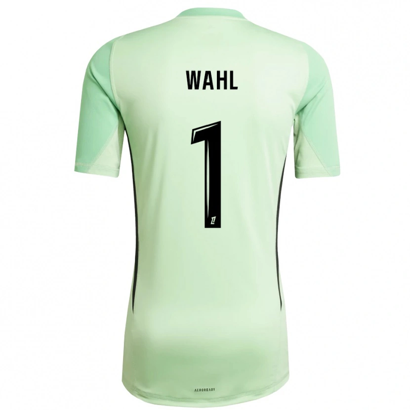 Danxen Criança Manon Wahl #1 Verde Claro Preto Camisola Guarda-Redes 2025/26 Camisa Brasil