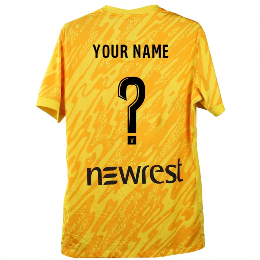 Danxen Criança Toulouse Amarelo Preto Camisola Guarda-Redes 2025/26 Camisa Brasil