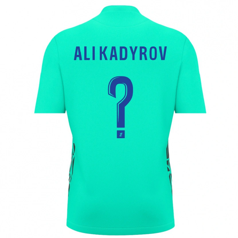 Danxen Criança Tourpal Ali Kadyrov #0 Azul Aquamarina Camisola Guarda-Redes 2025/26 Camisa Brasil